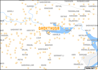 map of Dhok Thuda