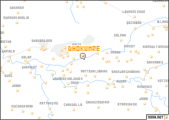 map of Dhok Umre