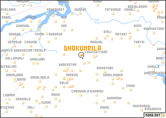 map of Dhok Umrila