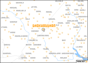 map of Dhok Waddhan