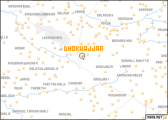 map of Dhok Wajjan
