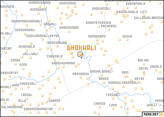 map of Dhok Wāli