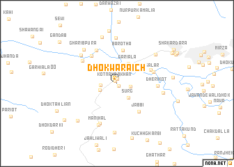 map of Dhok Waraich