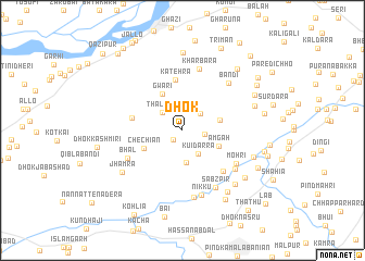 map of Dhok