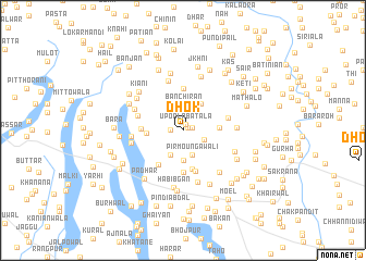 map of Dhok