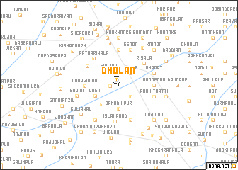 map of Dholan
