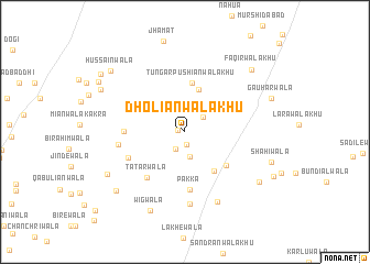 map of Dholiānwāla Khu