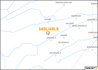 map of Dholīwāla