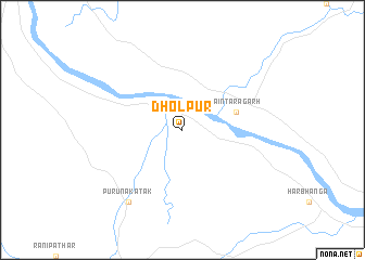 map of Dholpur