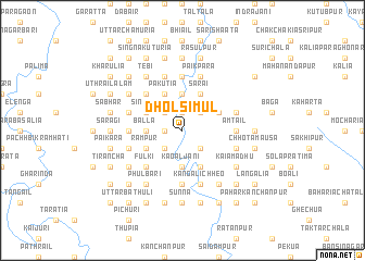 map of Dhol Simul