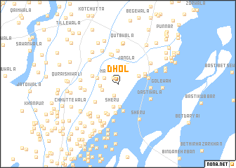 map of Dhol