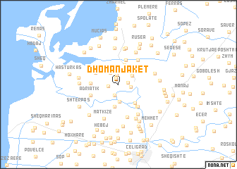 map of Dhomanjakët