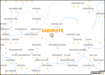 map of Dhomnísta