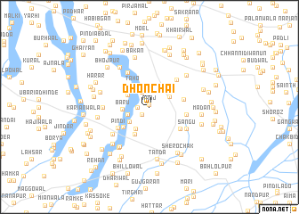 map of Dhon Chai