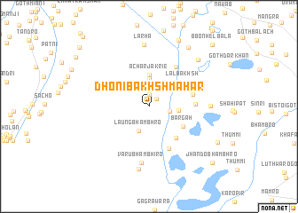 map of Dhoni Bakhsh Mahar