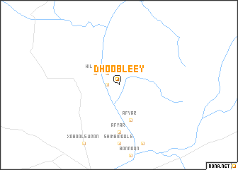 map of Dhoobleey