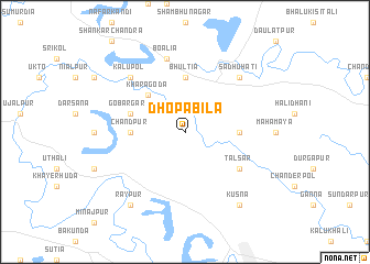 map of Dhopābila