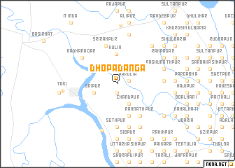 map of Dhopādānga