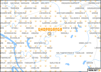 map of Dhopādānga