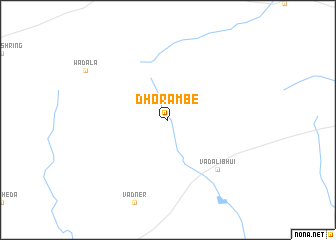 map of Dhorambe