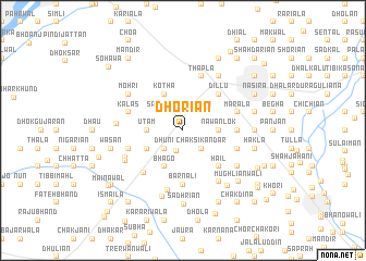 map of Dhoriān