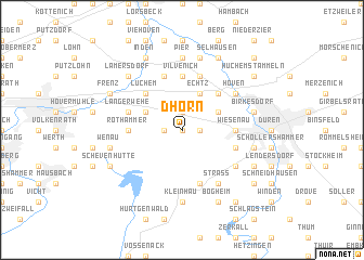 map of Dʼhorn