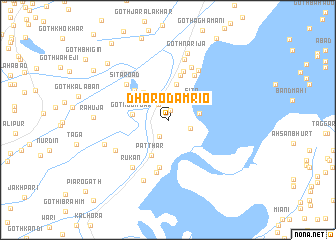 map of Dhoro Damrio