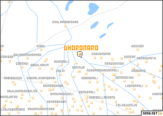 map of Dhoro Nāro