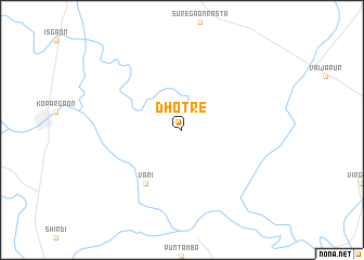 map of Dhotre