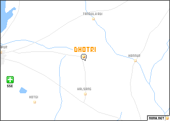 map of Dhotri