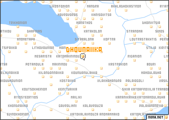 map of Dhounaíika