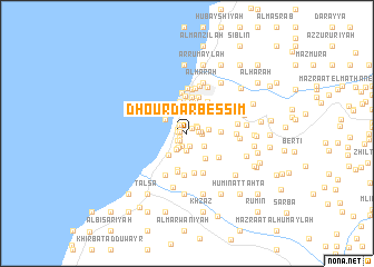 map of Dhoûr Darb es Sîm