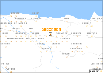 map of Dhoxarón