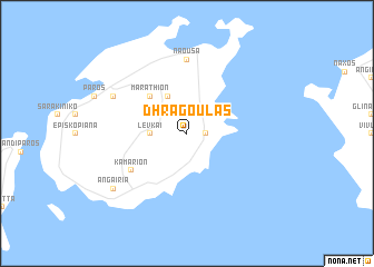 map of Dhragoulás