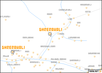 map of Dhrērawāli