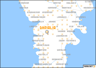 map of Dhriália