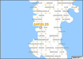 map of Dhríalos