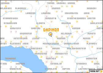 map of Dhrimón