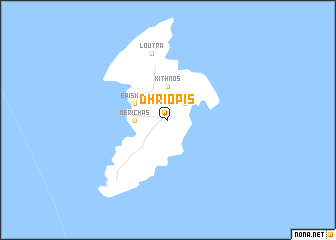 map of Dhriopís