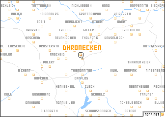 map of Dhronecken