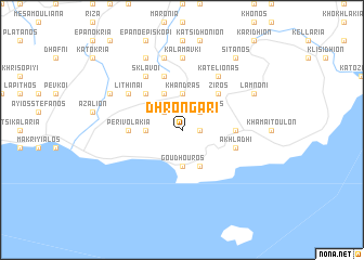 map of Dhrongári