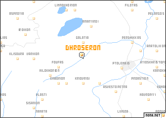 map of Dhroserón