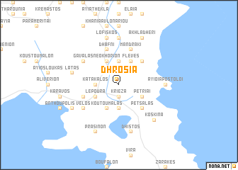 map of Dhrosiá