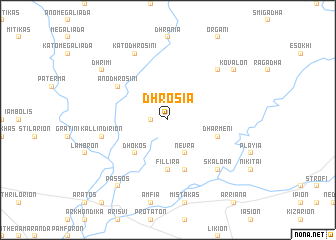 map of Dhrosiá