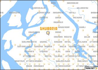 map of Dhubaria