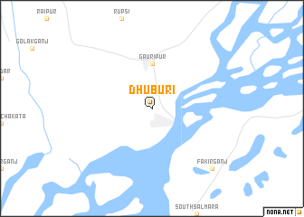 map of Dhuburi