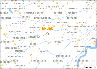 map of Dhuddi