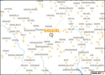 map of Dhudiāl