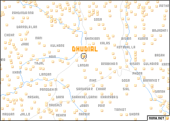 map of Dhudiāl