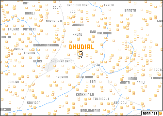 map of Dhudiāl